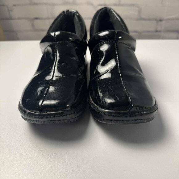 B.O.C Peggy Patent Leather Clogs – Black Slip-On Comfort Shoes – Size 8 - Picture 4 of 10